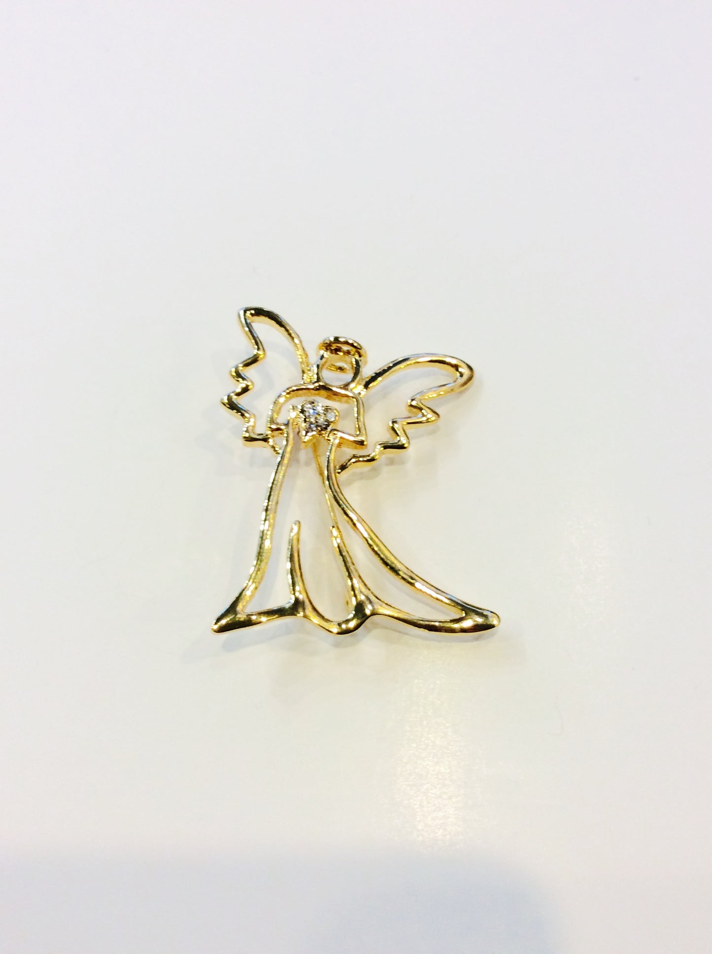 Outline Angel Pin#19-141017GD