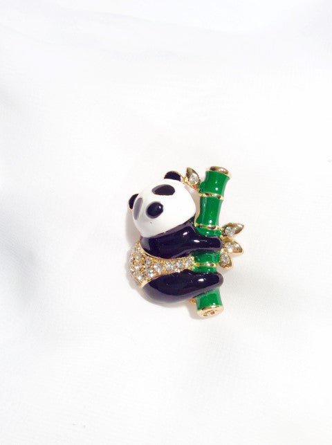Panda on Bamboo Pin#38-3532 – Chung Lian Trades Seattle