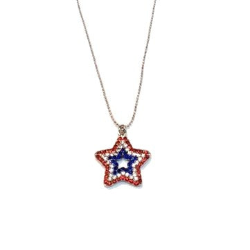 Patriotic Star Necklace #38-5251