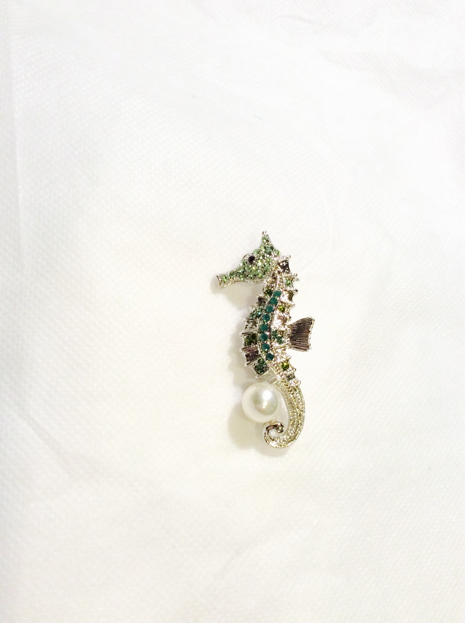 Seahorse Pendant with Pearl  Pin#68-99012GN