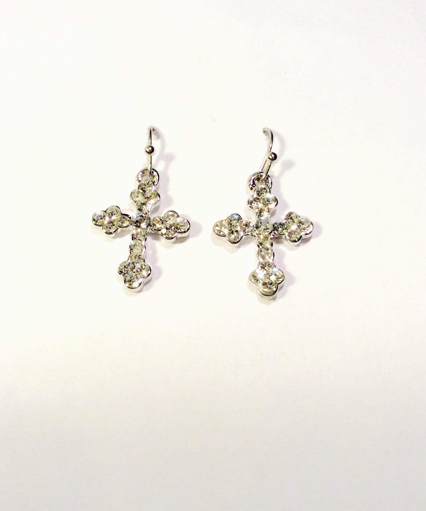Small Fancy Cross Earrings#27-500