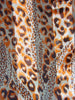 Leopard Print Satin Scarf #SSPO-8474OR (Orange)