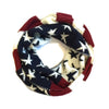 Stars and Stripes Knitted Infinity Scarf #88-16013