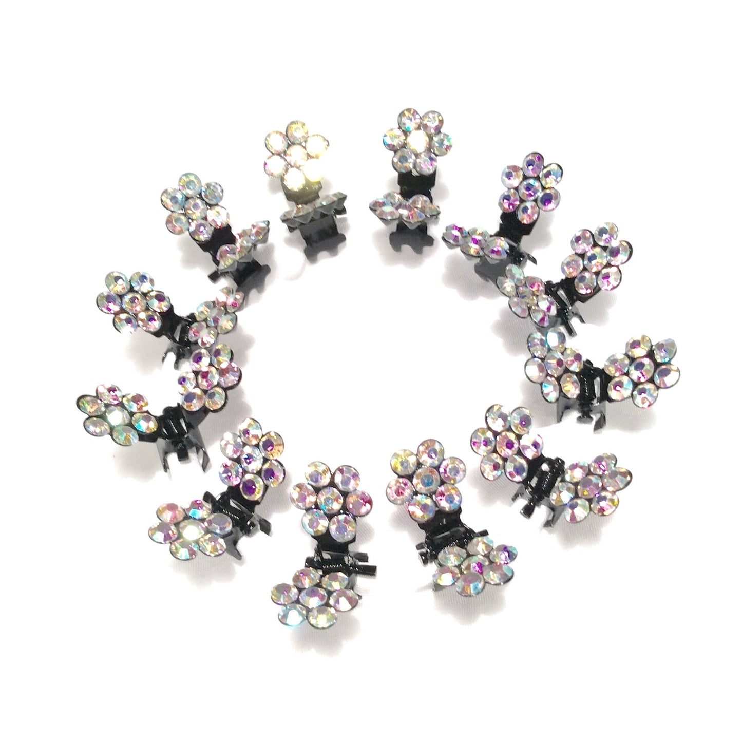 Tiny Flower Hair Clip 12/PK #66-34118AB