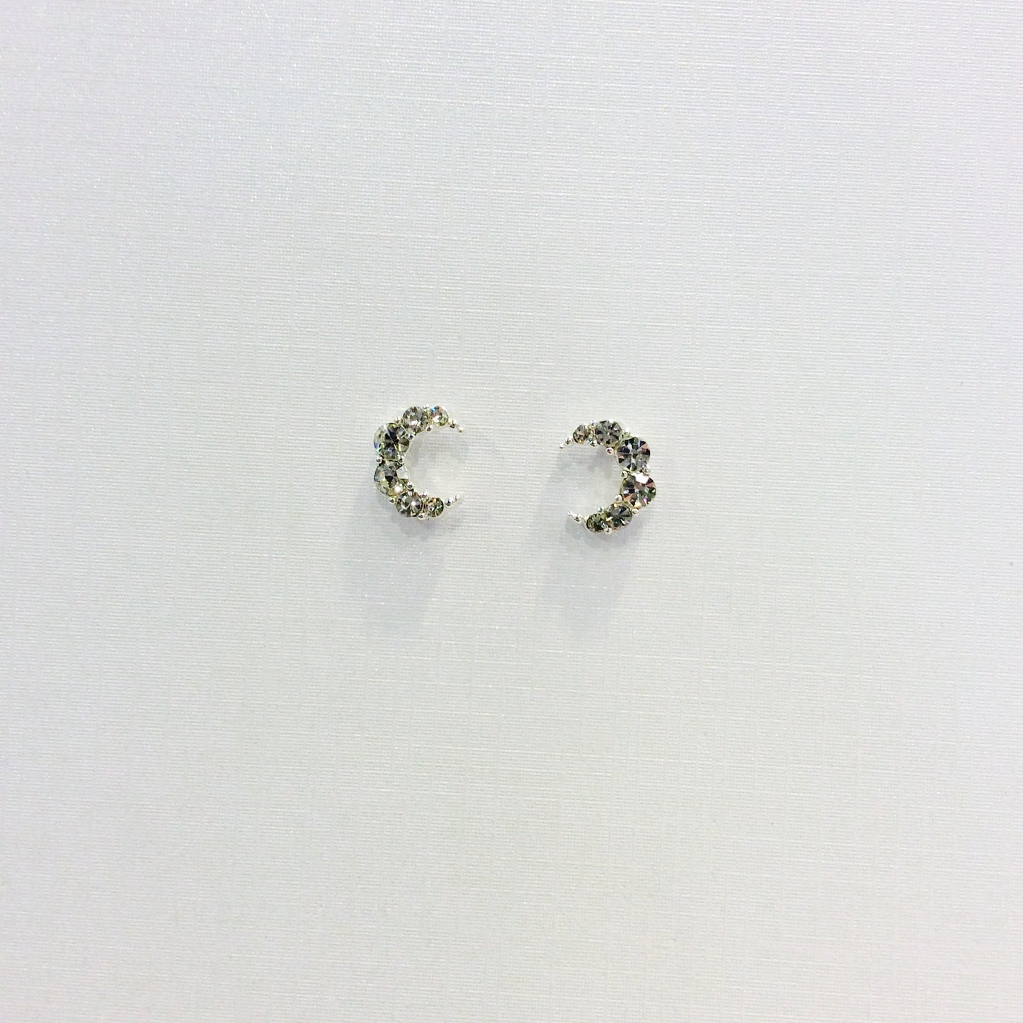 Tiny Half Moon Post Earrings#33-25704