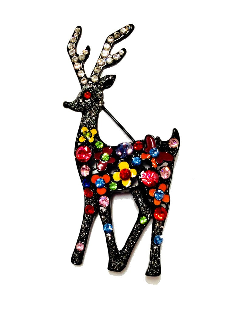 Reindeer pin hot sale