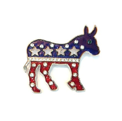Democrat Donkey Pin (Large) #38-5109SI